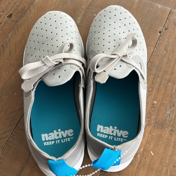 Native Apollo Mac Gray microfiber waterproof sneakers sandals - Picture 5 of 9